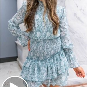 Smocked Ruffled Dress